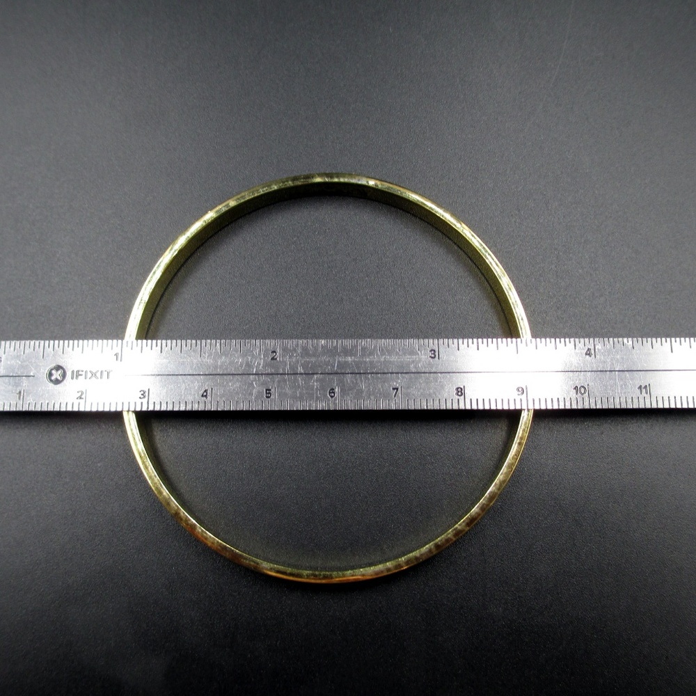 Vintage Gold Tone J Crew Simple Bracelet - Picture 5 of 5